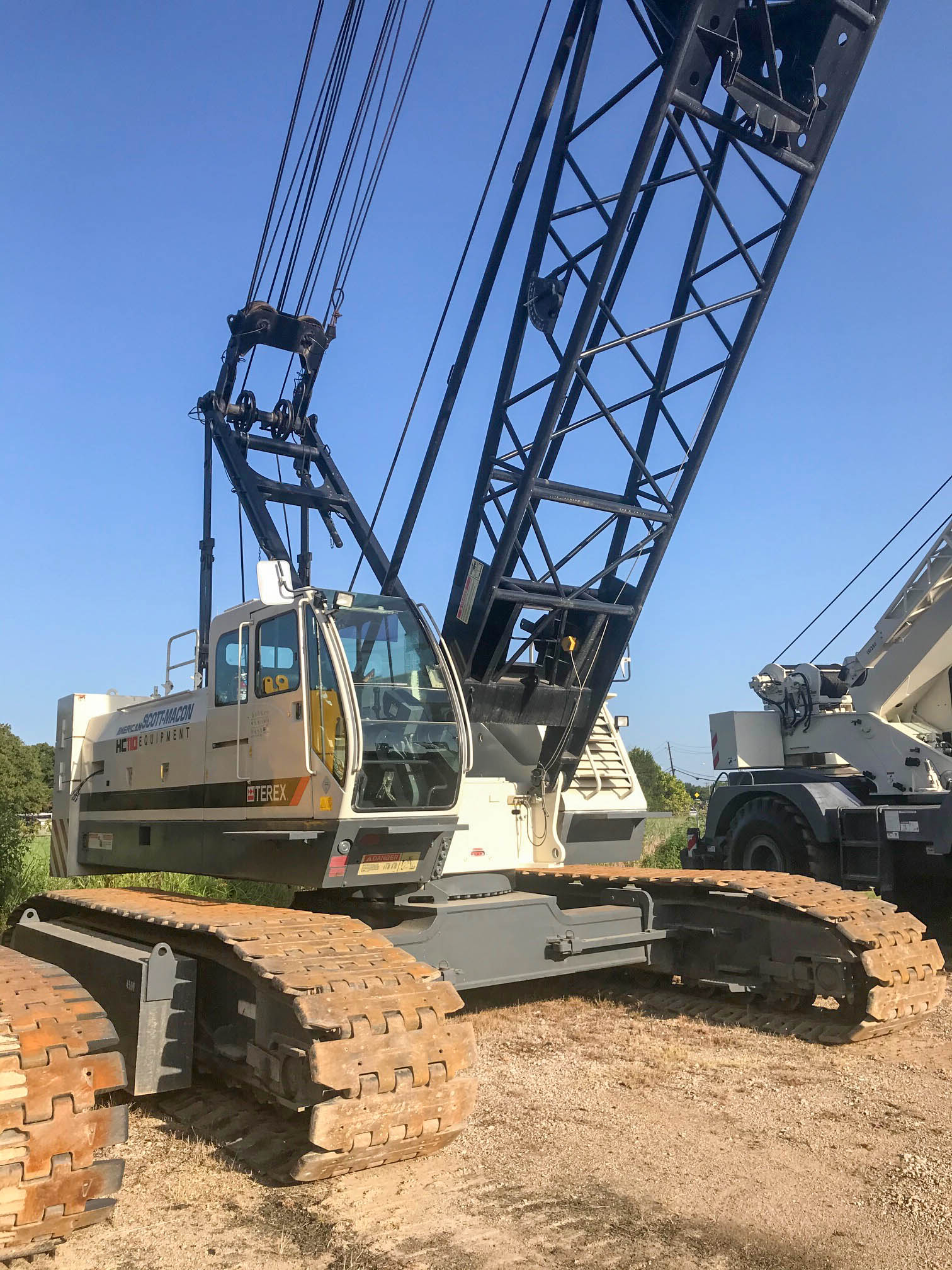 Terex lattice boom crawler crane