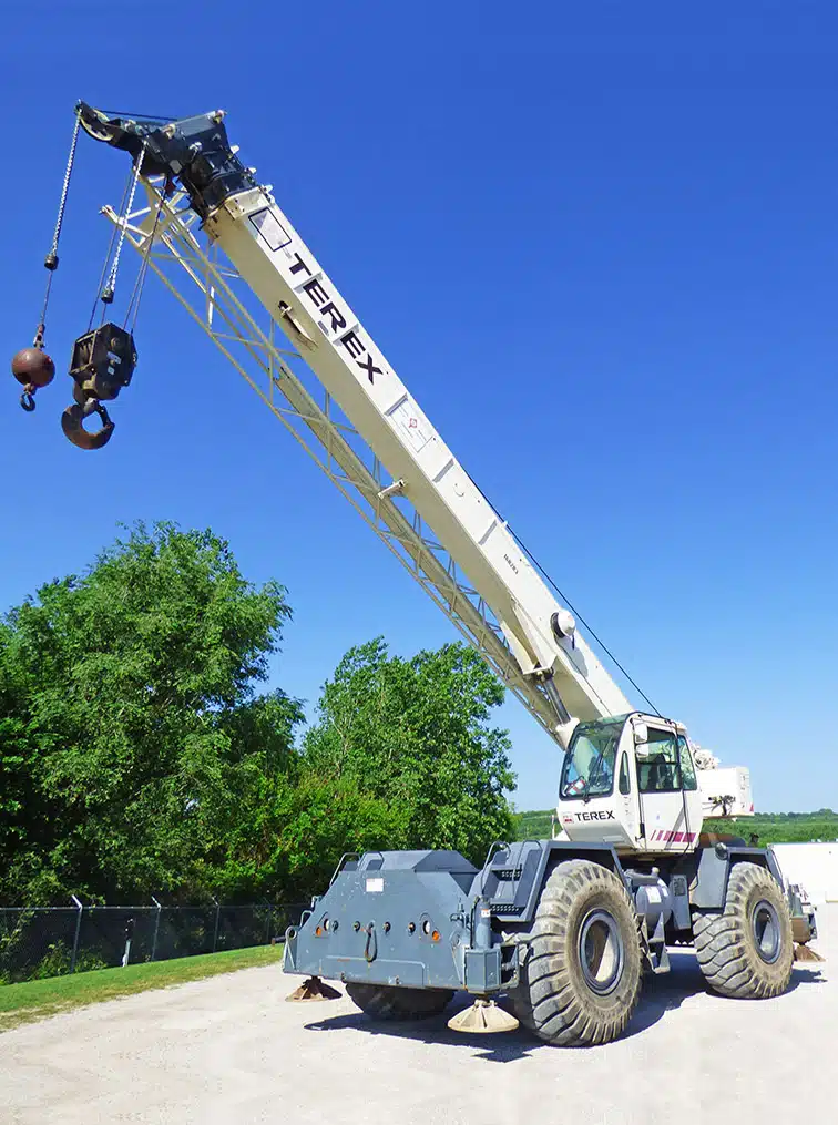 Rough terrain cranes are heavy duty cranes used for rough and challenging terrains and are built to be reliable and durable.